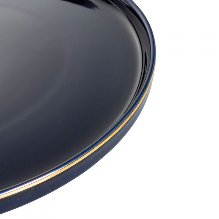 Servizio piatti 12 pezzi in porcellana Luxury Blue