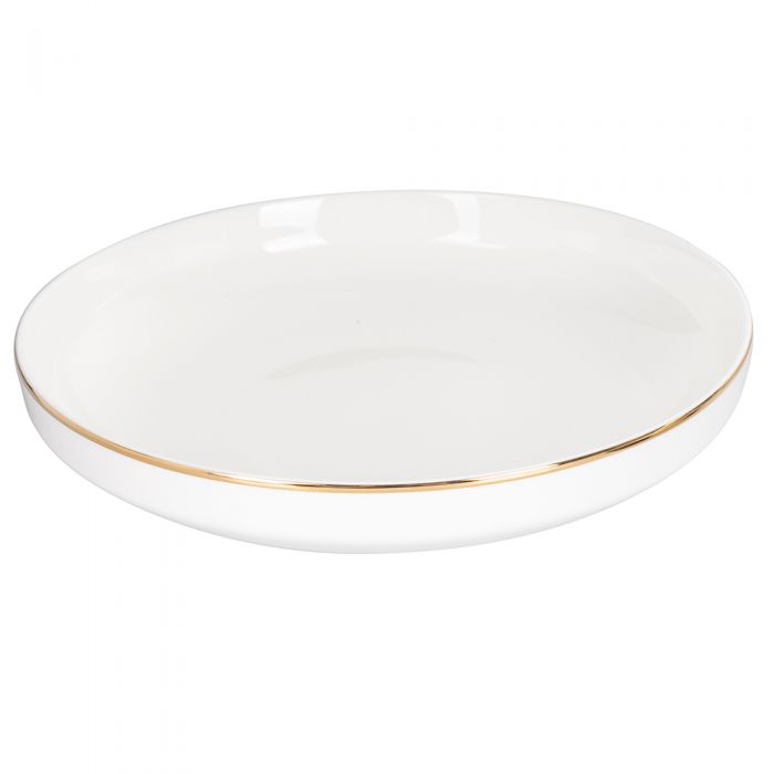 Servizio piatti 12 pezzi in porcellana Luxury White