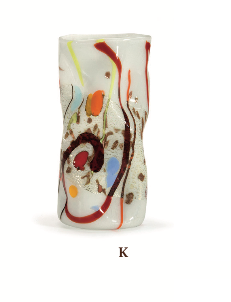 Vaso Accartocciato H 25 Serie Sospiri