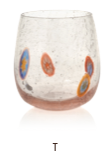 Collezione Bolle Bicchiere Acqua h 9,5 cm ø 8,5 cm
