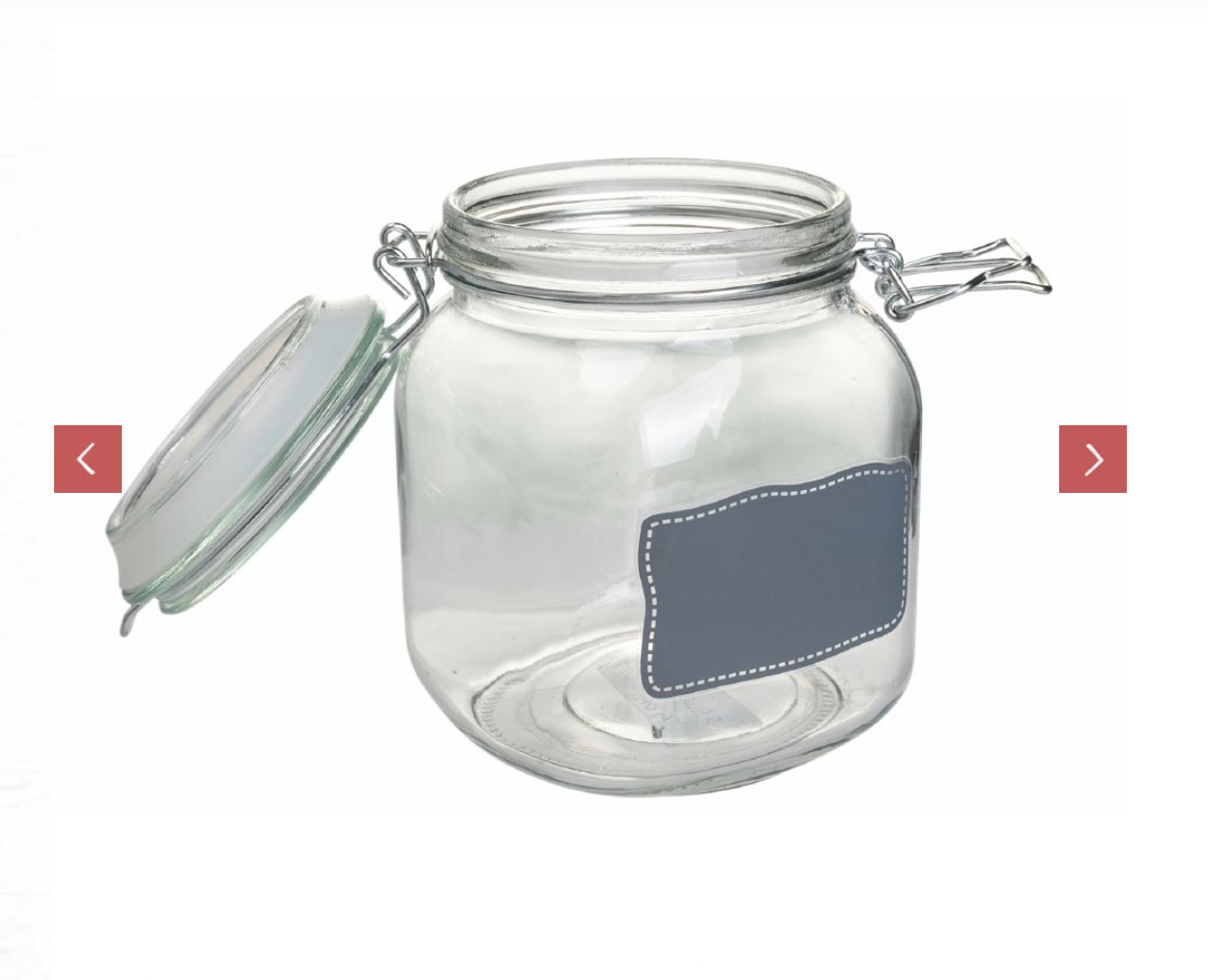 Barattolo grande 650 ml in vetro, Words Color