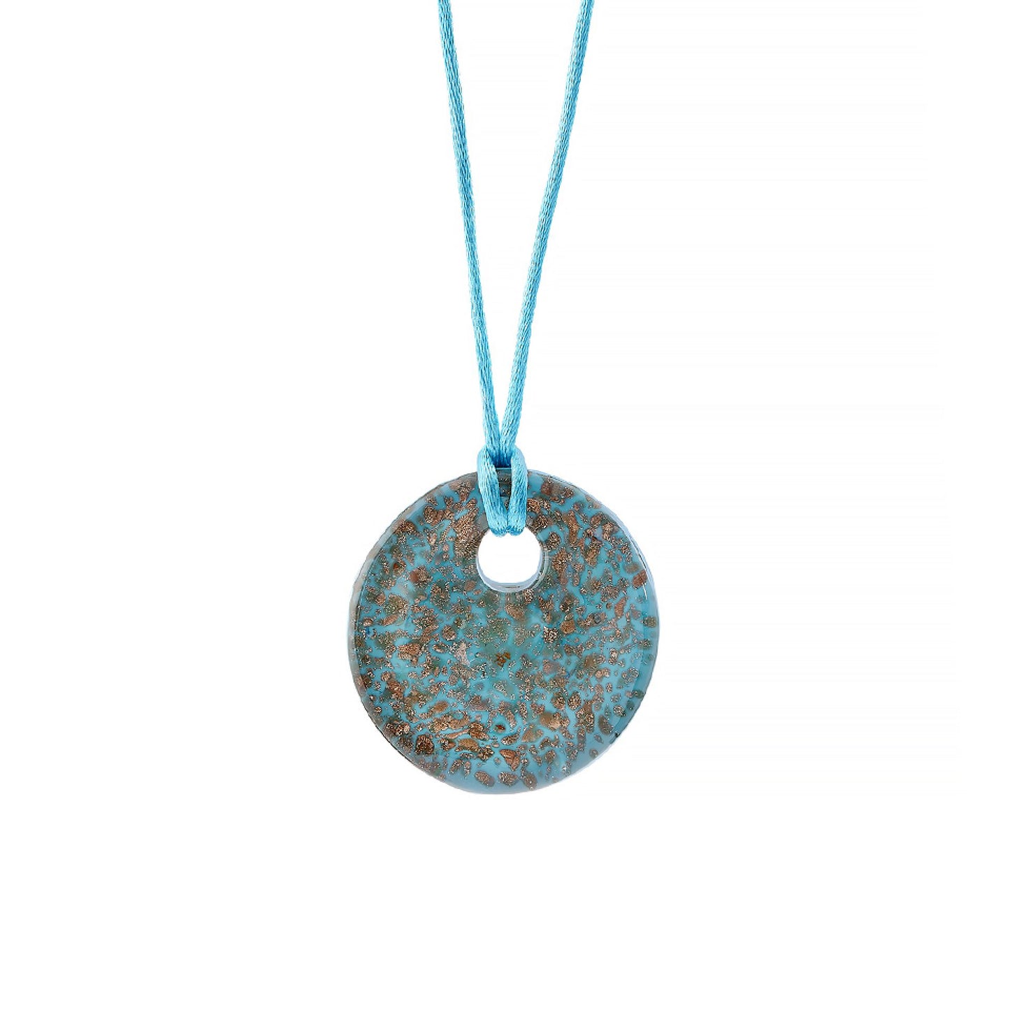 Collana pendente rotondo Polvere di Stelle