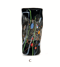 Vaso Accartocciato H 25 Serie Sospiri