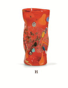 Vaso Accartocciato H 25 Serie Sospiri