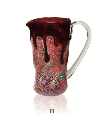 Caraffa accartocciata h 25 Serie Goccia