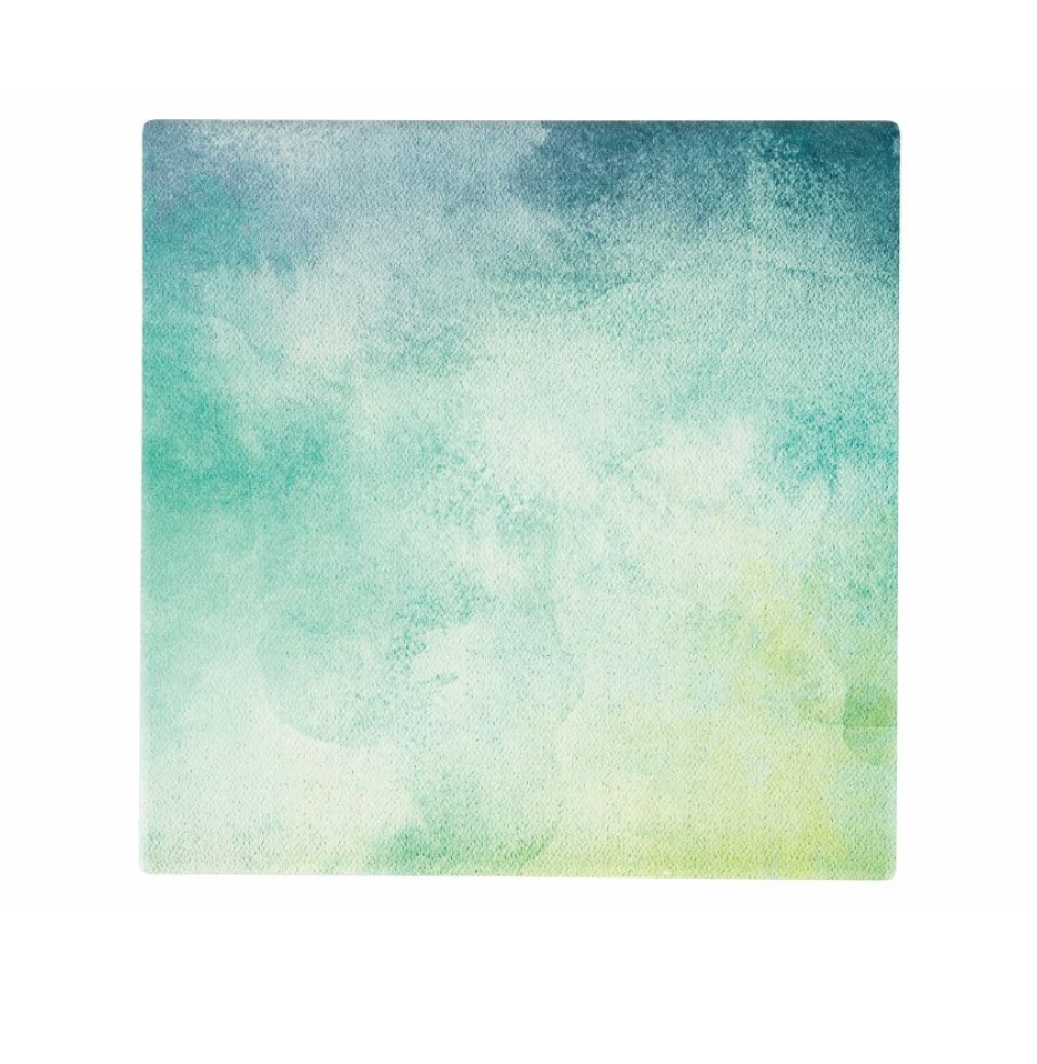Sottobicchiere quadrato in ceramica, Ocean