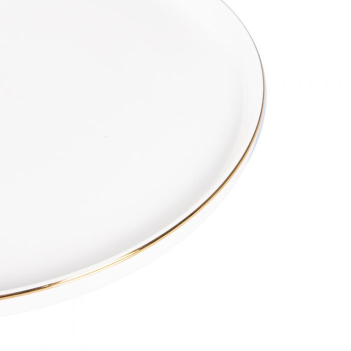 Servizio piatti 12 pezzi in porcellana Luxury White
