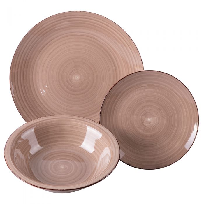 Servizio piatti 18 pezzi, Baita Chocolate