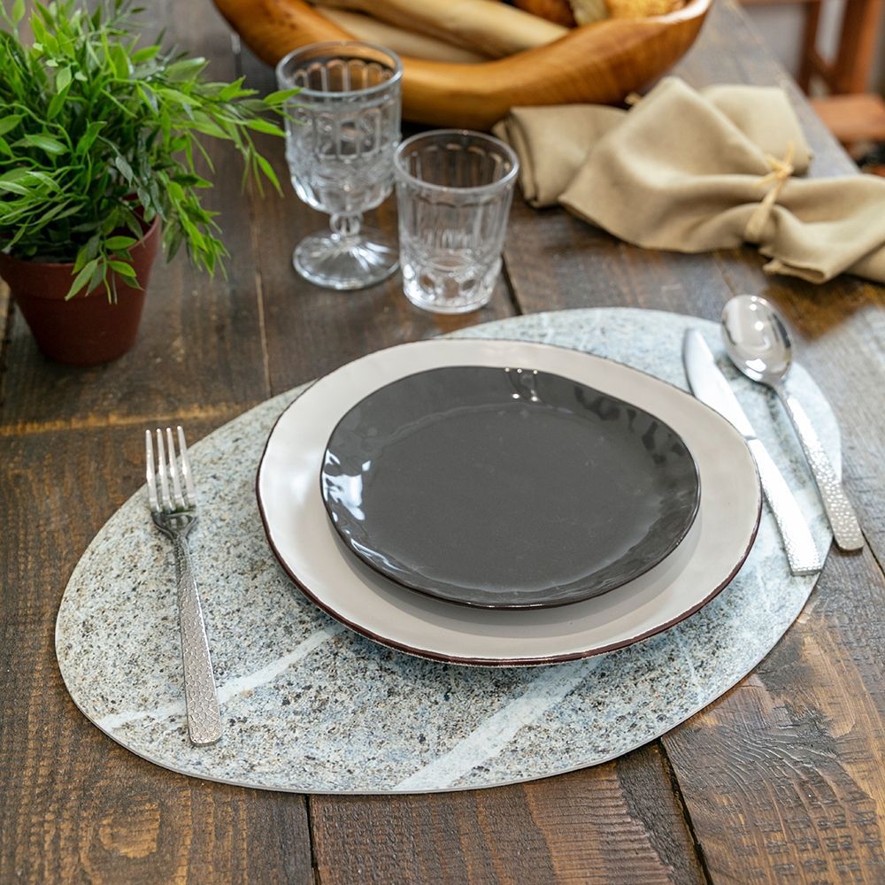 Tovaglietta colazione 45x33 cm, Sassi