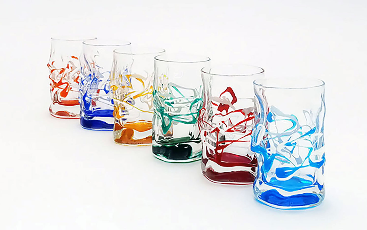 Set 6 bicchieri liquore cl.7 monocolore Serie Jazz Source