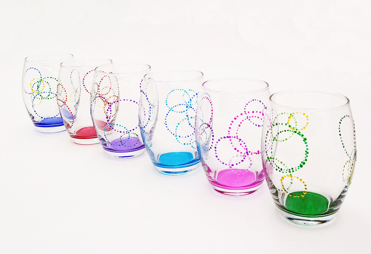 set 6 bicchieri acqua cl.39 Serie Montecarlo Circle