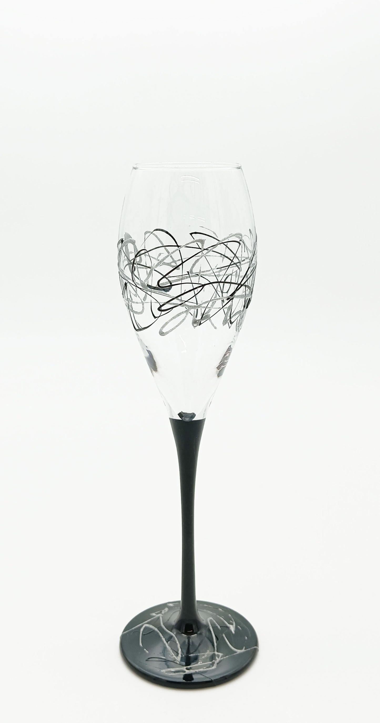 set 6 flute cl.22 Serie Jazz nero-argento