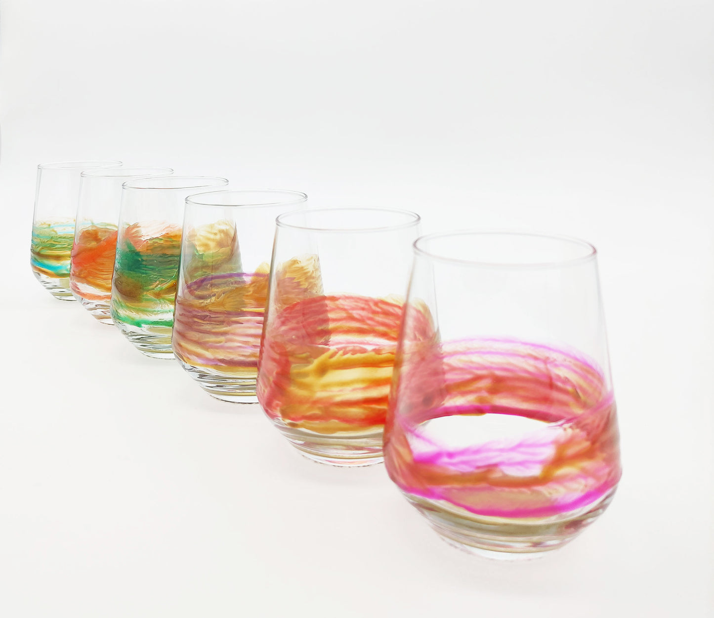 set 6 bicchieri acuqa cl.40 monocolore Serie Starlight