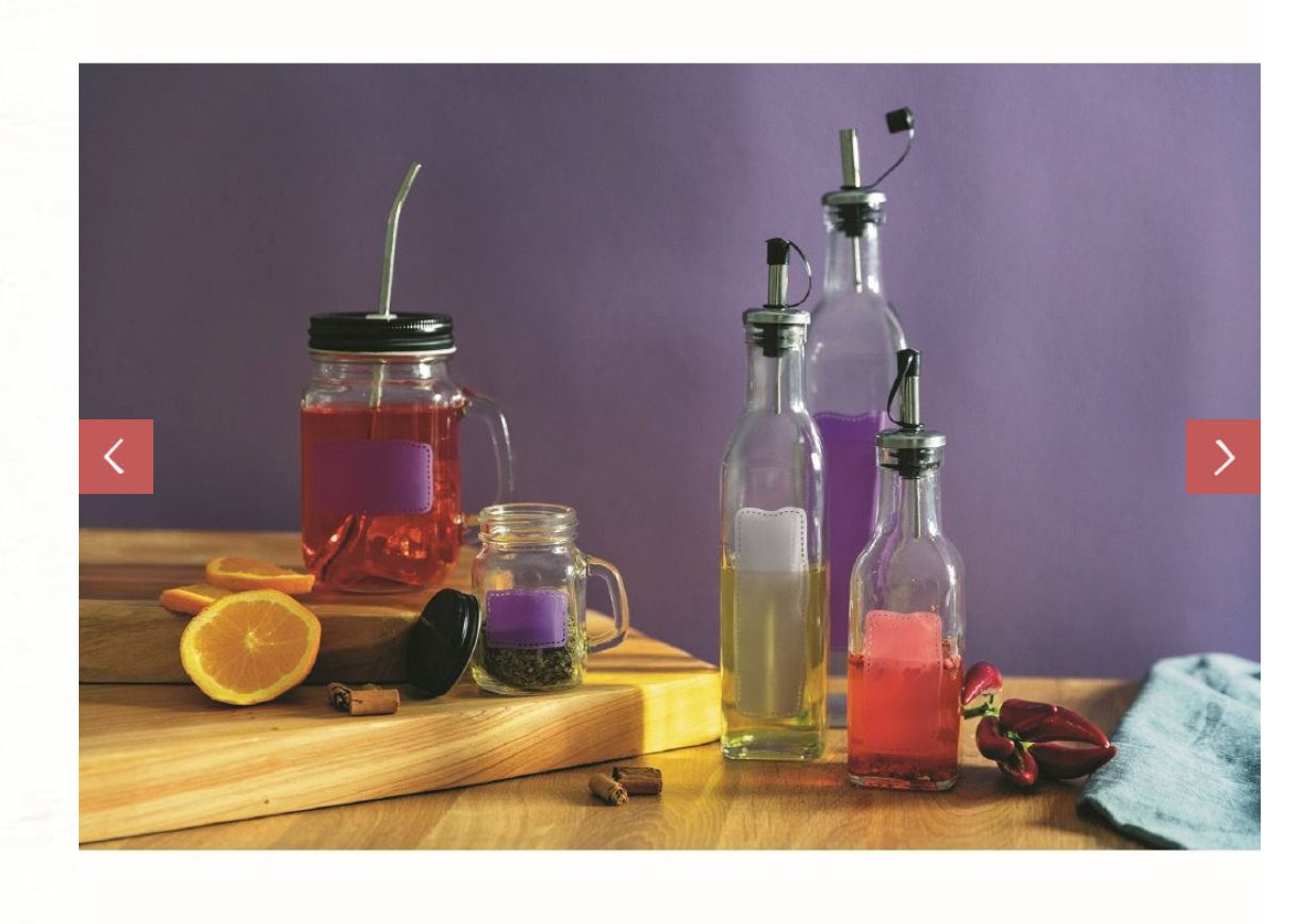 Oliera 500 ml in vetro, Words Color