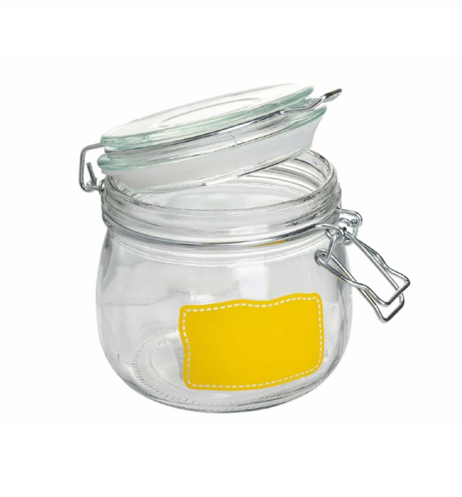 Barattolo 540 ml in vetro, Words Color