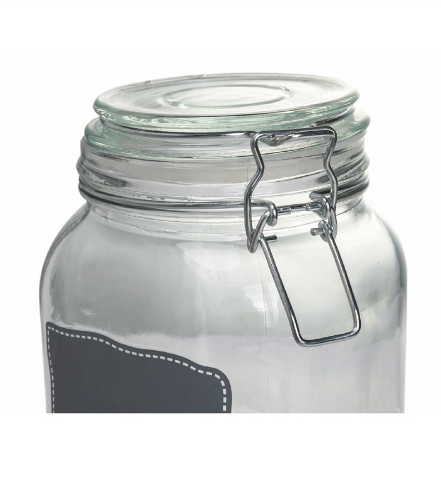 Barattolo grande 650 ml in vetro, Words Color