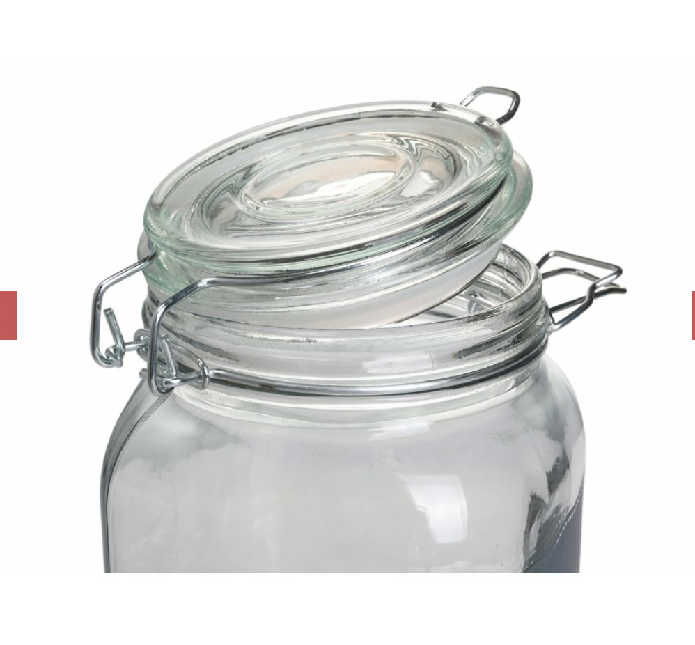 Barattolo grande 650 ml in vetro, Words Color