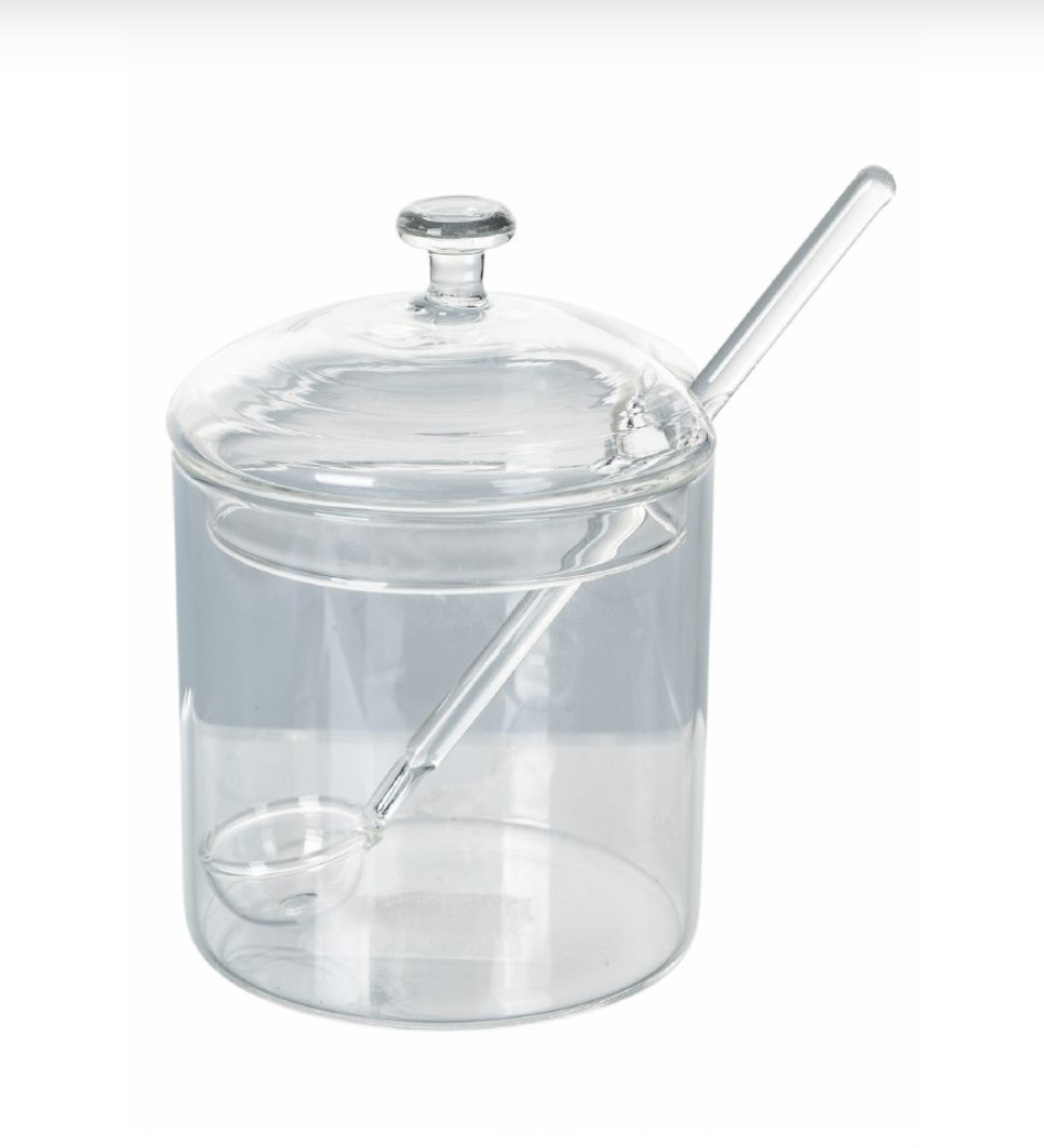 Zuccheriera 300 ml in vetro borosilicato